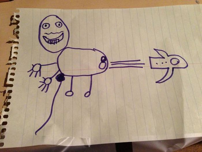700x525 Funny Drawings From Kids Others