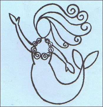 350x362 Helpful Mermaid Drawings For Kids How To Draw A Hellokids Com