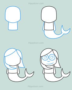 236x297 How To Draw A Mermaid Kid Scoop How To Draw People