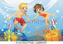 266x189 Kids Swimming Clipart