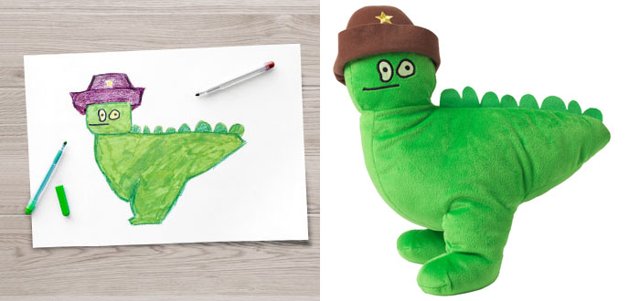 700x330 Ikea Turned Children's Drawings Into Real Plush Toys To Raise