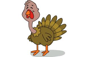 300x200 How To Draw A Turkey For Kids.how To Draw A Turkey For Kids. How