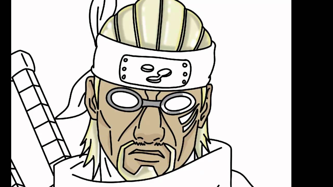 1280x720 Speed Drawing Killer Bee (Naruto)