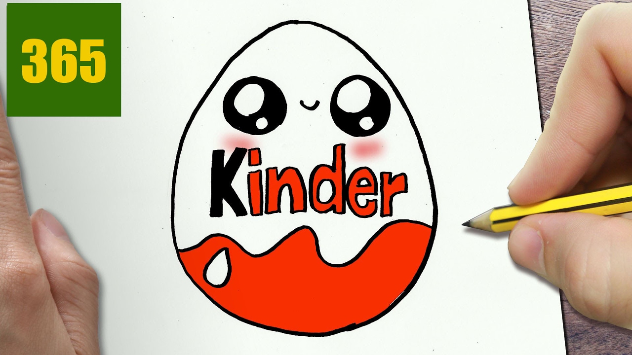 1280x720 How To Draw A Kinder Egg Cute, Easy Step By Step Drawing Lessons