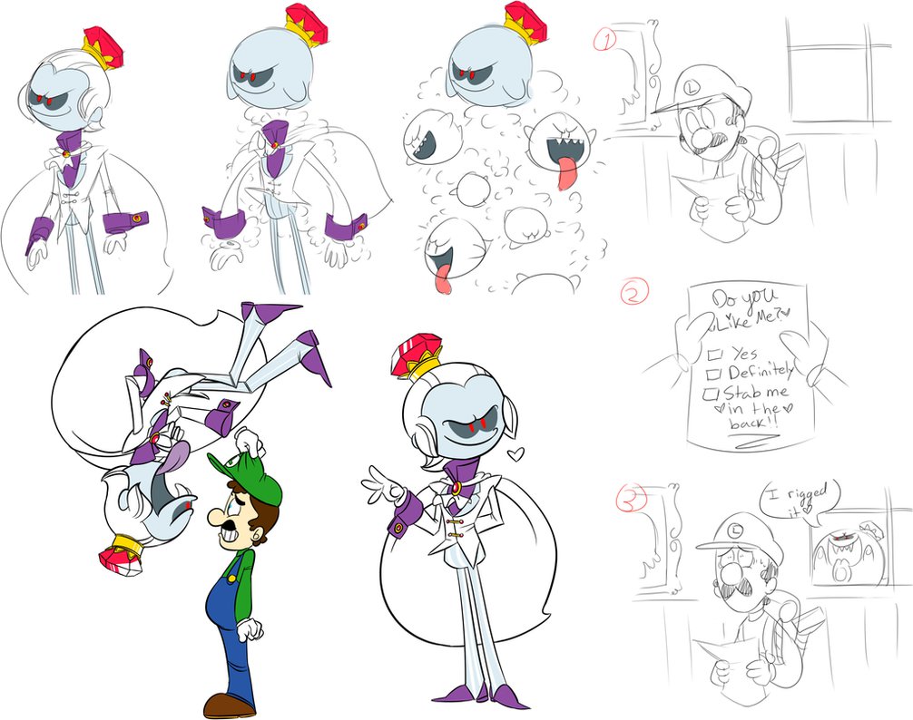 1006x794 All This King Boo I'Ve Been Drawing By Billybuckaroo