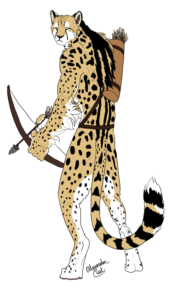600x1000 King Cheetah By Alexgoneloco