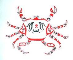 236x196 King Crab Drawing