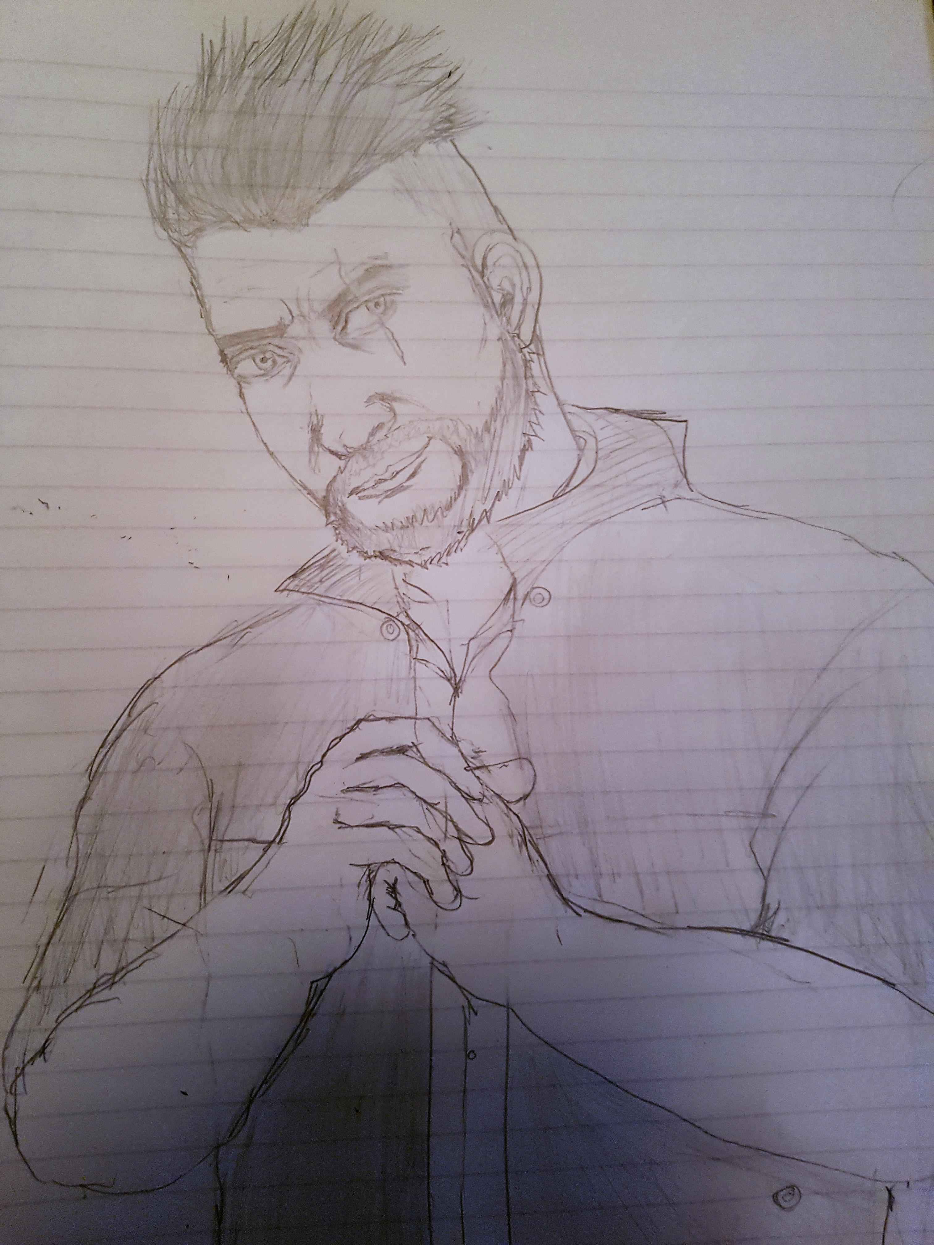 3024x4032 Quick Draw Of David King Deadbydaylight