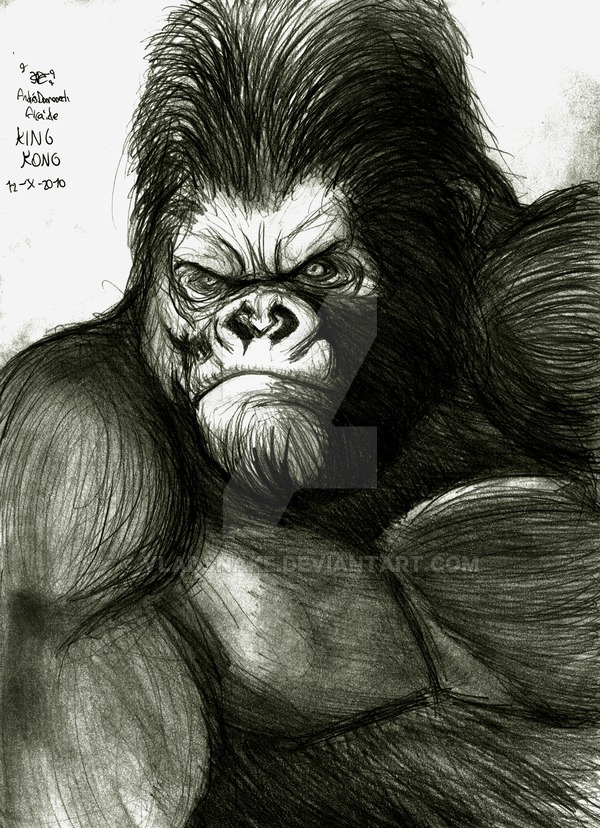 King Kong Drawing at GetDrawings | Free download
