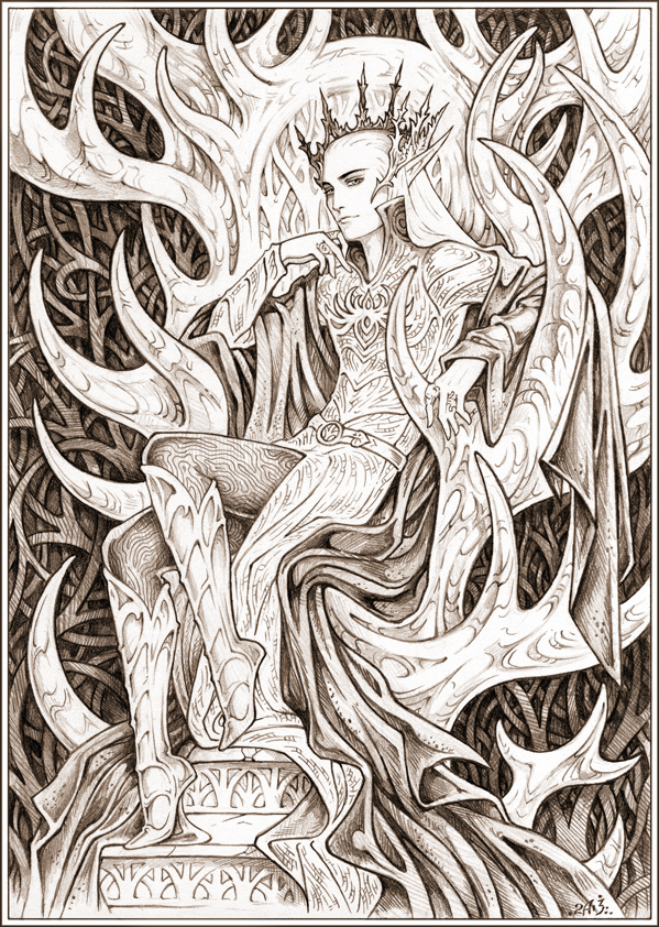 599x842 King The Throne By Candra