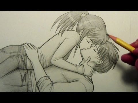 480x360 How To Draw People Kissing [Pose]