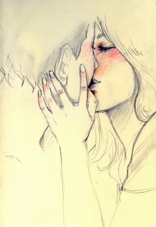 500x725 Pictures Couple Kiss Drawing,