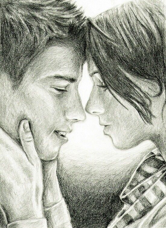 550x756 Drawn Kissing Art Love