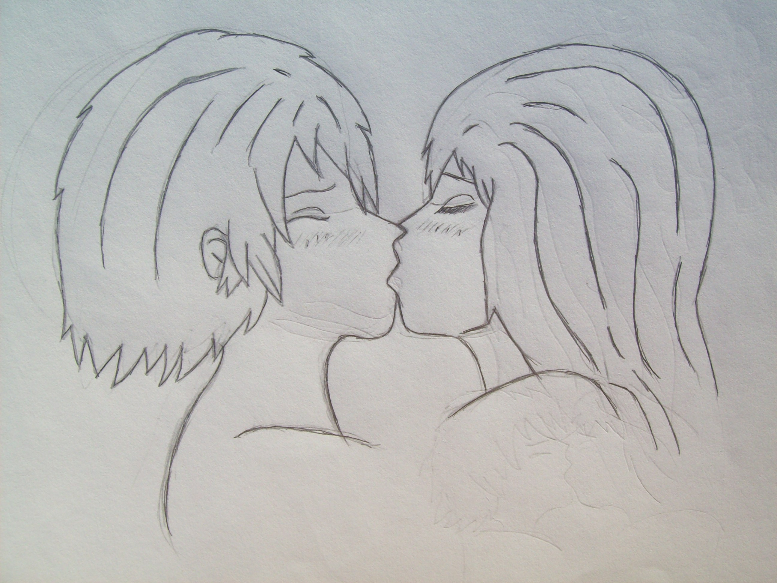 2592x1944 Girls And Boys Kissing Pencil Art Boy And Girl Kissing Drawing