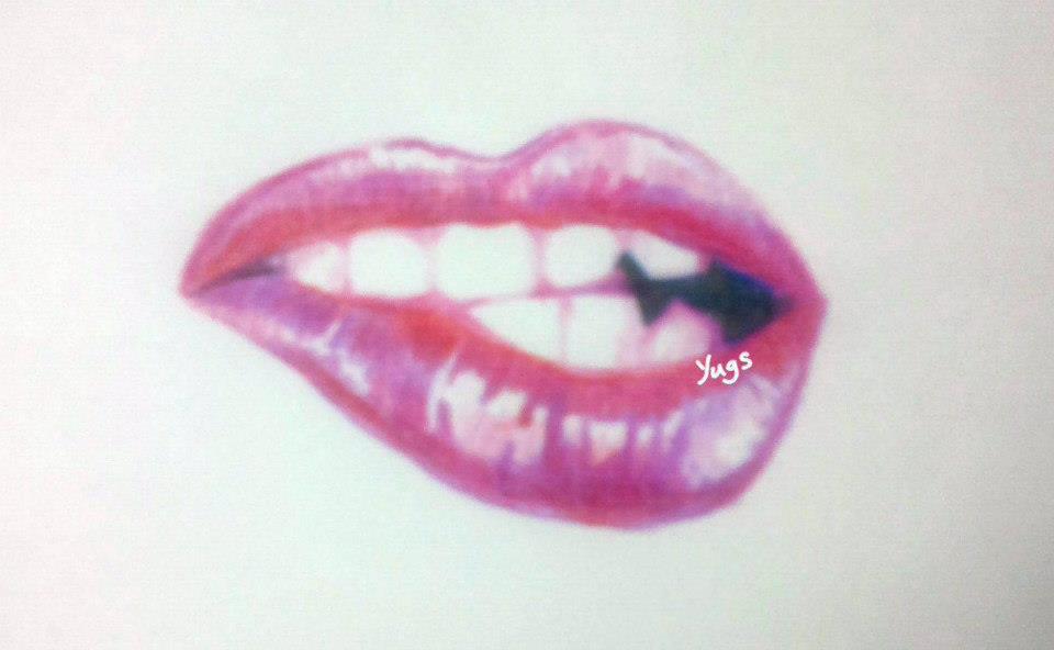 960x592 Images Lips Kissing Sketch