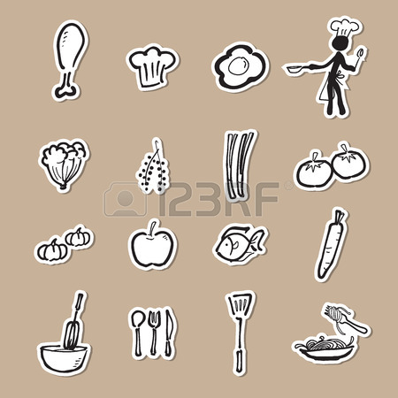 450x450 Chef And Kitchen Cartoon Drawing Royalty Free Cliparts, Vectors