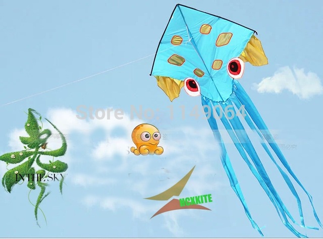 640x474 Free Shipping High Quality New Design Octopus Kites With 100m