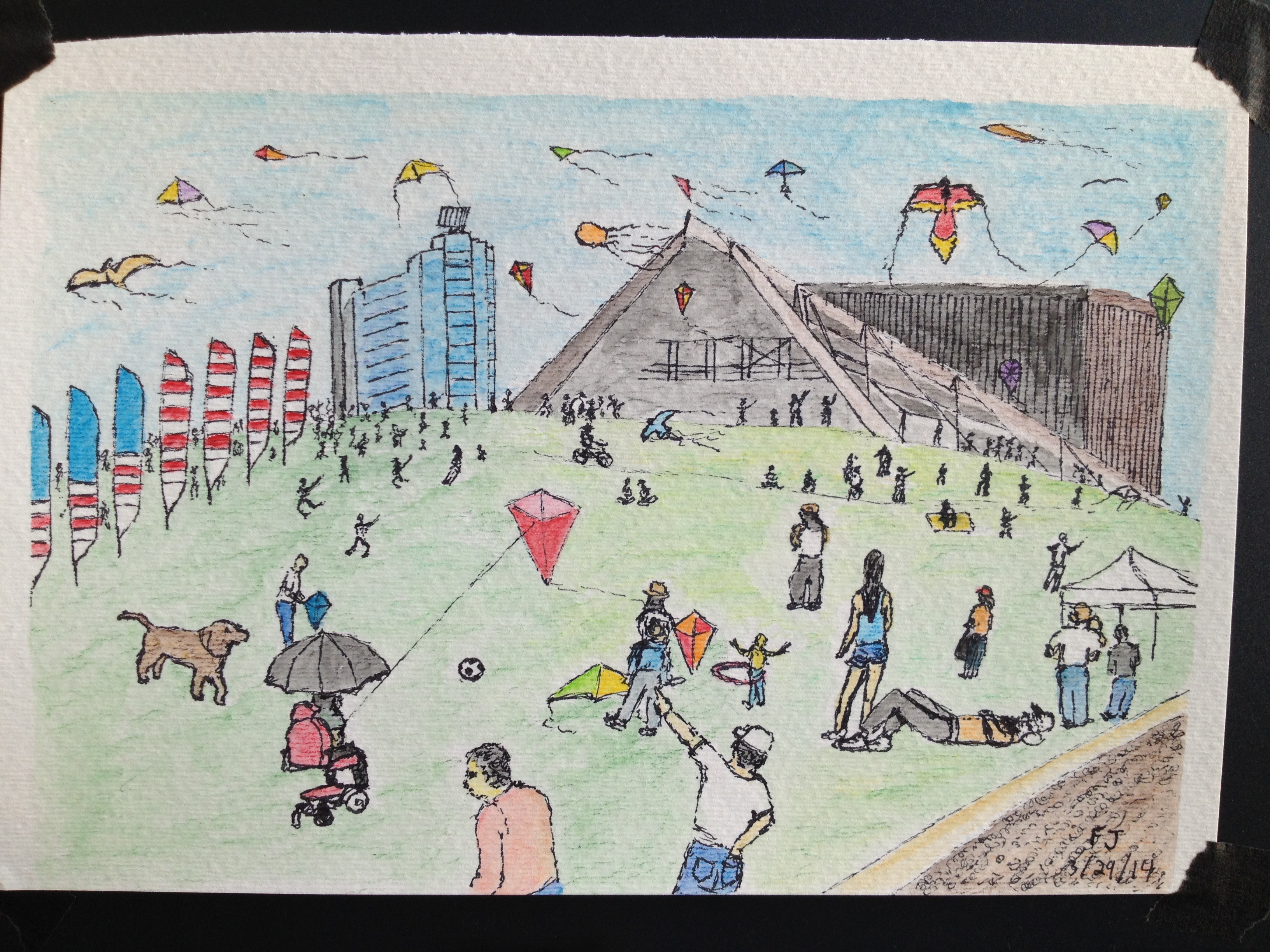 3264x2448 Kite Flying Physician Artist