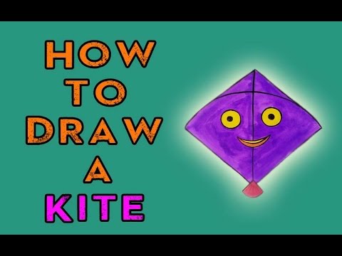 480x360 How To Draw A Kite For Kids