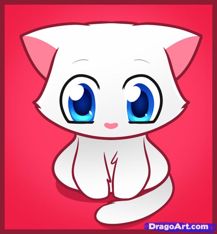 701x757 How To Draw A Kitten Kids, Step By Step, Animals Kids,