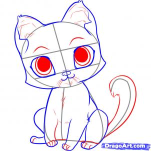 302x302 Draw A Kitten Links To Tons Of Other Things To Draw, Too. Art