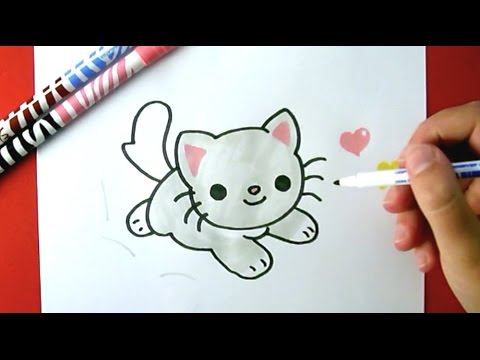 480x360 How To Draw A Cute Kitten