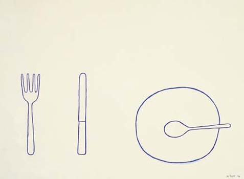 477x350 William Scott Fork, Knife, Plate And Spoon