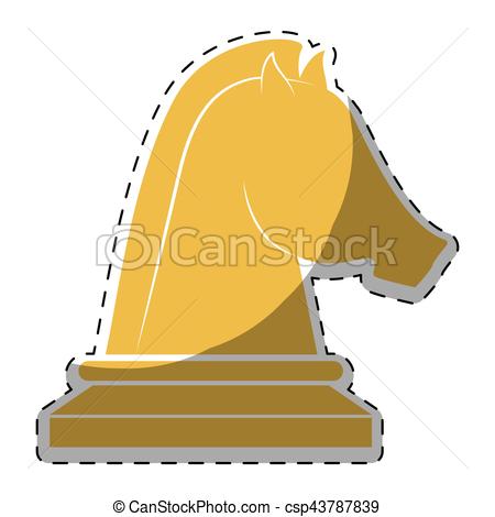 450x470 Knight Chess Piece Icon Image Vector Illustration Design Vectors