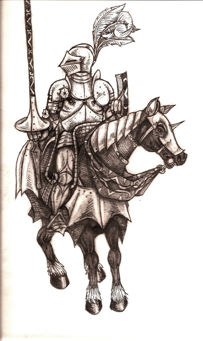 689x1159 Knight Horse By Phillkonopka