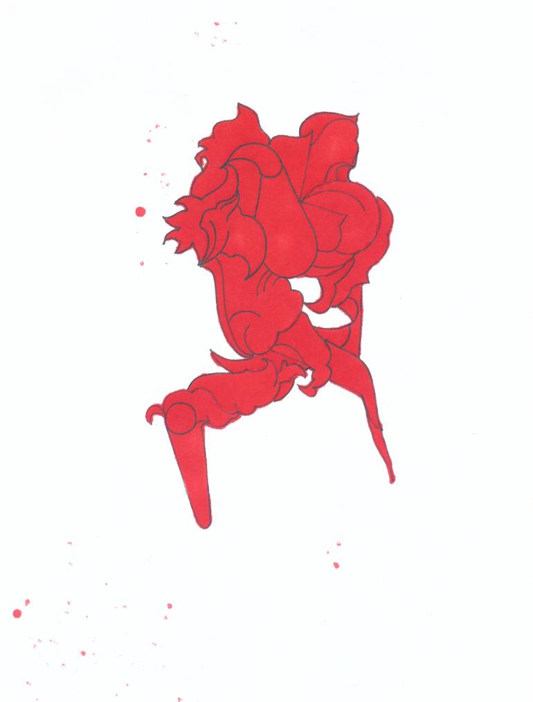 770x1014 Saatchi Art The Knight On Horseback Drawing By Christian Sciascia