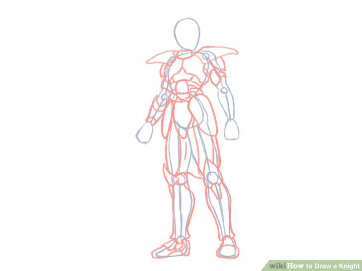728x546 How To Draw A Knight (With Pictures)