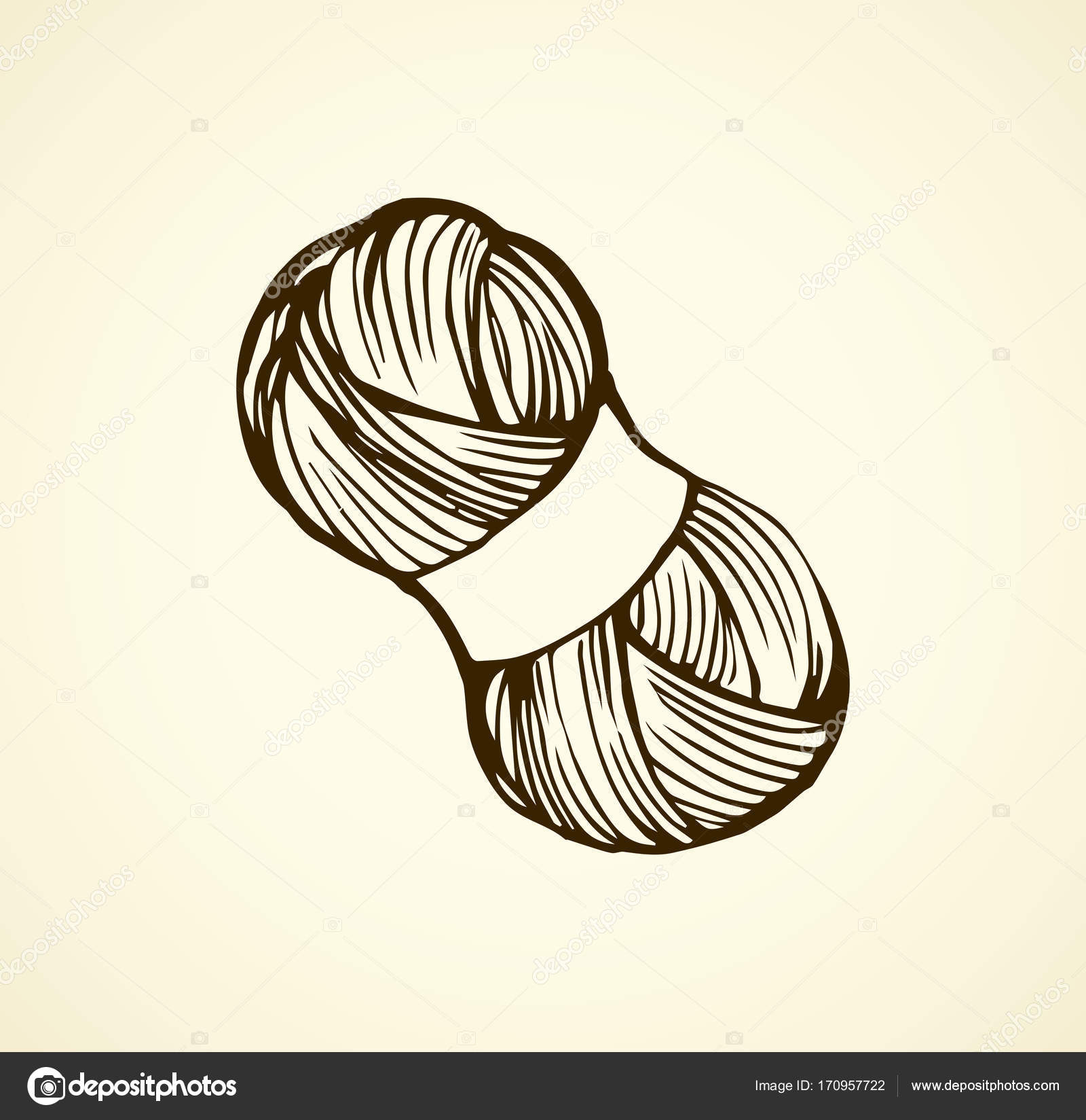 1600x1649 Knitting. Vector Drawing Stock Vector Marinka