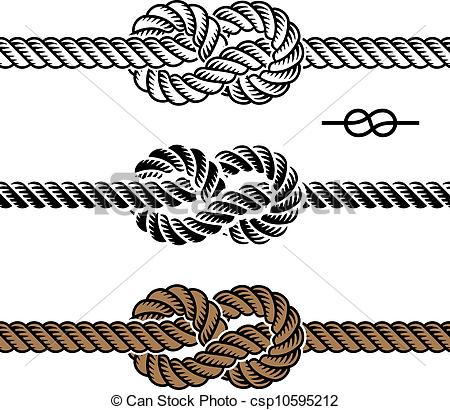 450x410 Vector Black Rope Knot Symbols Vector Clip Art