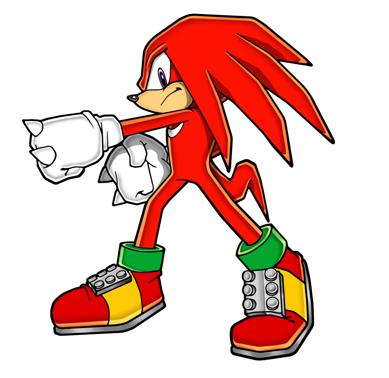 Knuckles The Echidna Drawing at GetDrawings | Free download