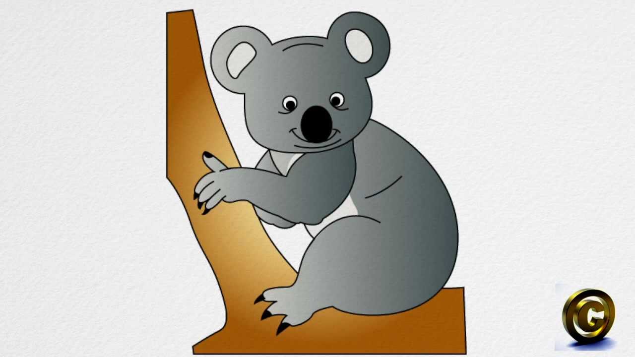 1280x720 How To Draw A Koala Bear Step By Step