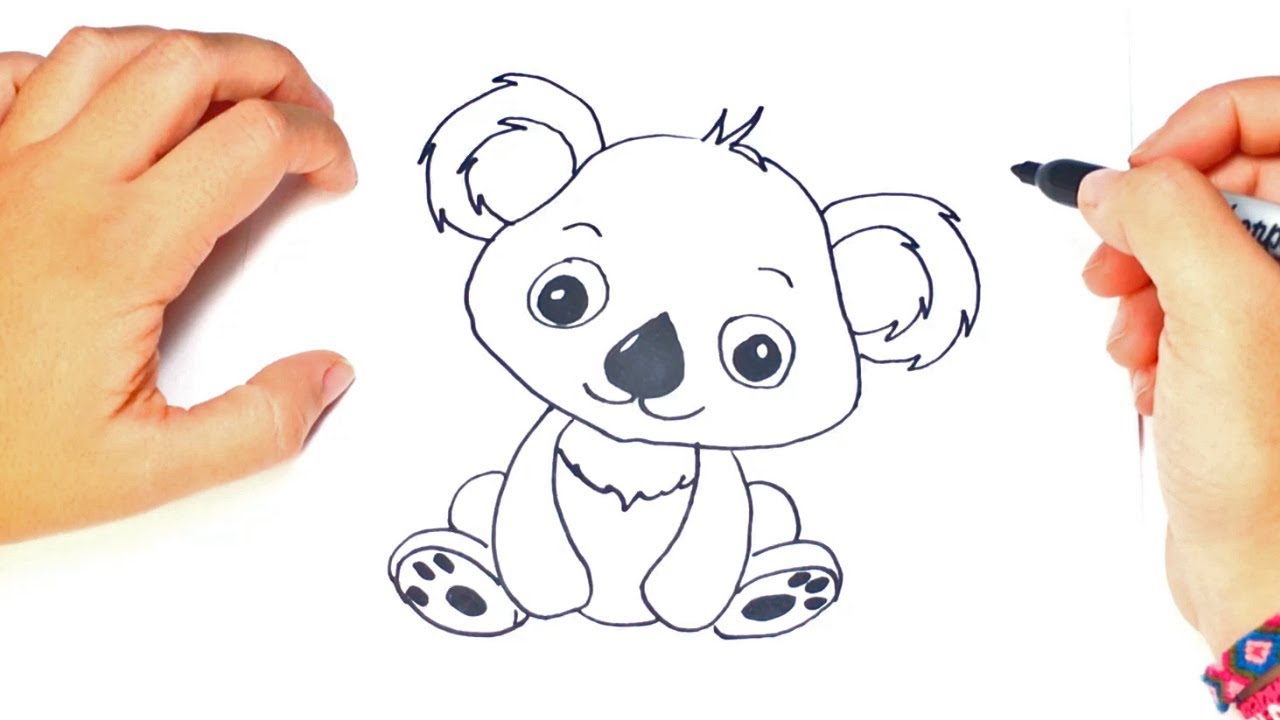 1280x720 How To Draw A Kawaii Koala Kawaii Koala Easy Draw Tutorial