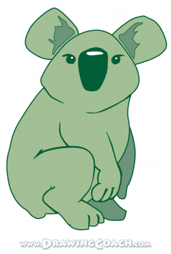 250x370 How To Draw A Cartoon Koala