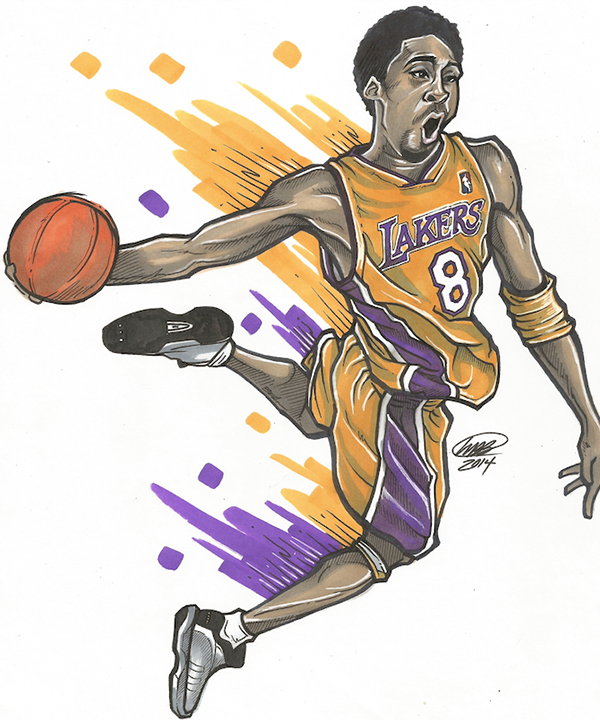 Kobe Drawing at GetDrawings | Free download