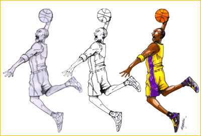 400x271 No Rubber Shoes Allowed Artwork Kobe Bryant Ii