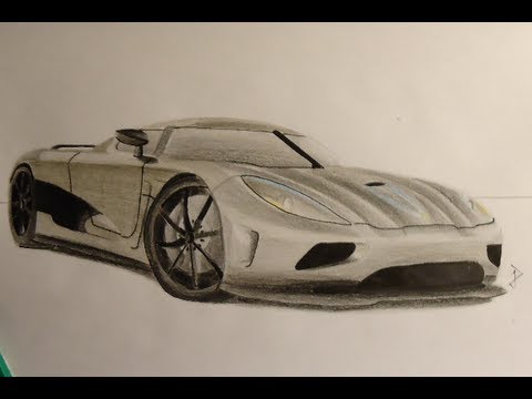480x360 Koenigsegg Agera R Speed Drawing