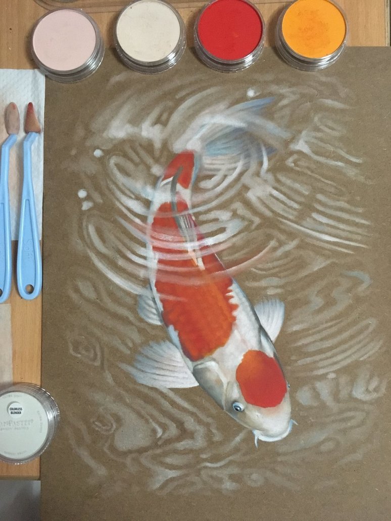 774x1032 Koi Fish Drawing By Ivanhooart