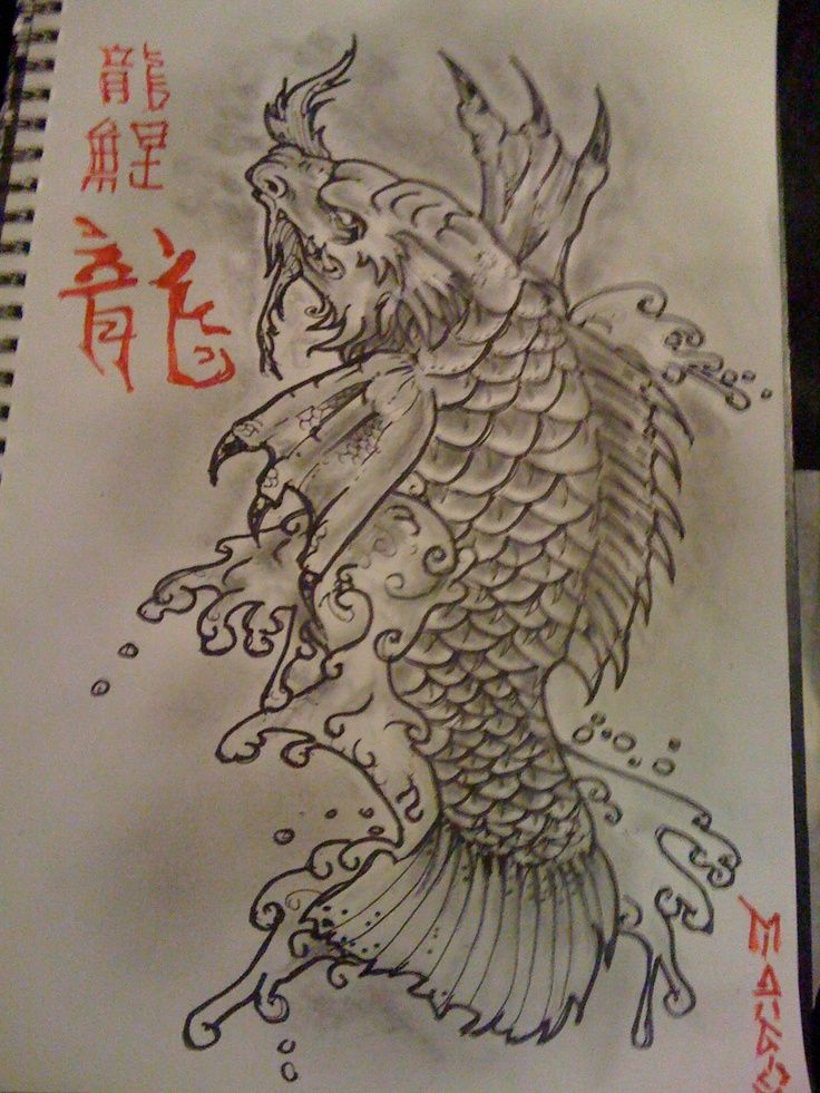 736x981 Tattoo Idea S Fish Tattoo Tattoo Designs Kevin Tattoos Dragon