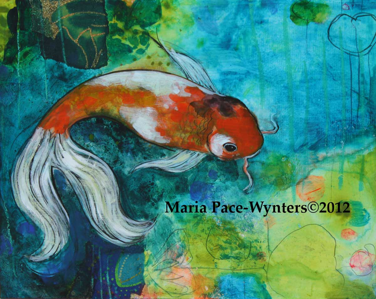 1200x954 The Small Koi Pond Maria Pace Wynters