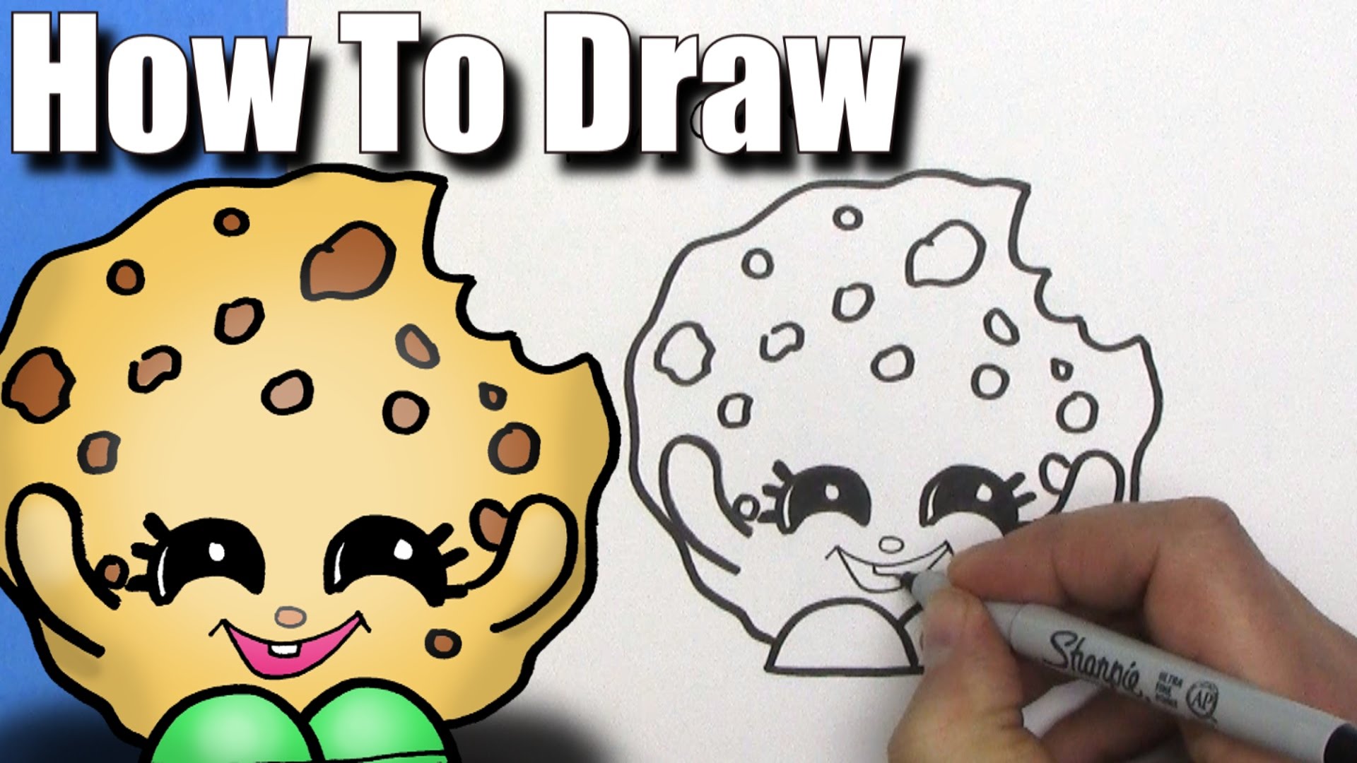 1920x1080 How To Draw Kooky Cookie From Shopkins