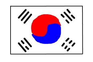 300x200 South Korea Flag