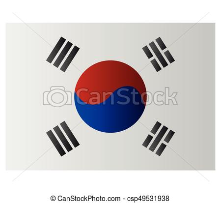 450x413 South Korean Flag Vectors
