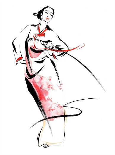 388x523 Korean Traditional Dress Illustration By Katharine Asher Inspire