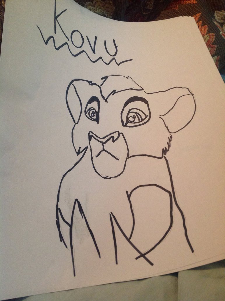 772x1034 Kovu Drawing By Iamaunicorn02