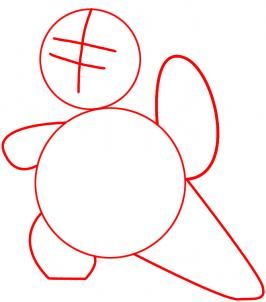 266x302 How To Draw Po From Kung Fu Panda Step 1 Trent's Birthday