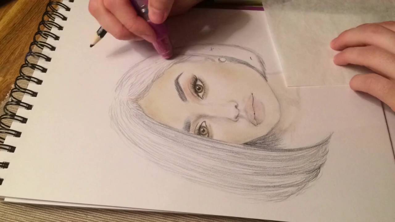 1280x720 Drawing Kylie Jenner